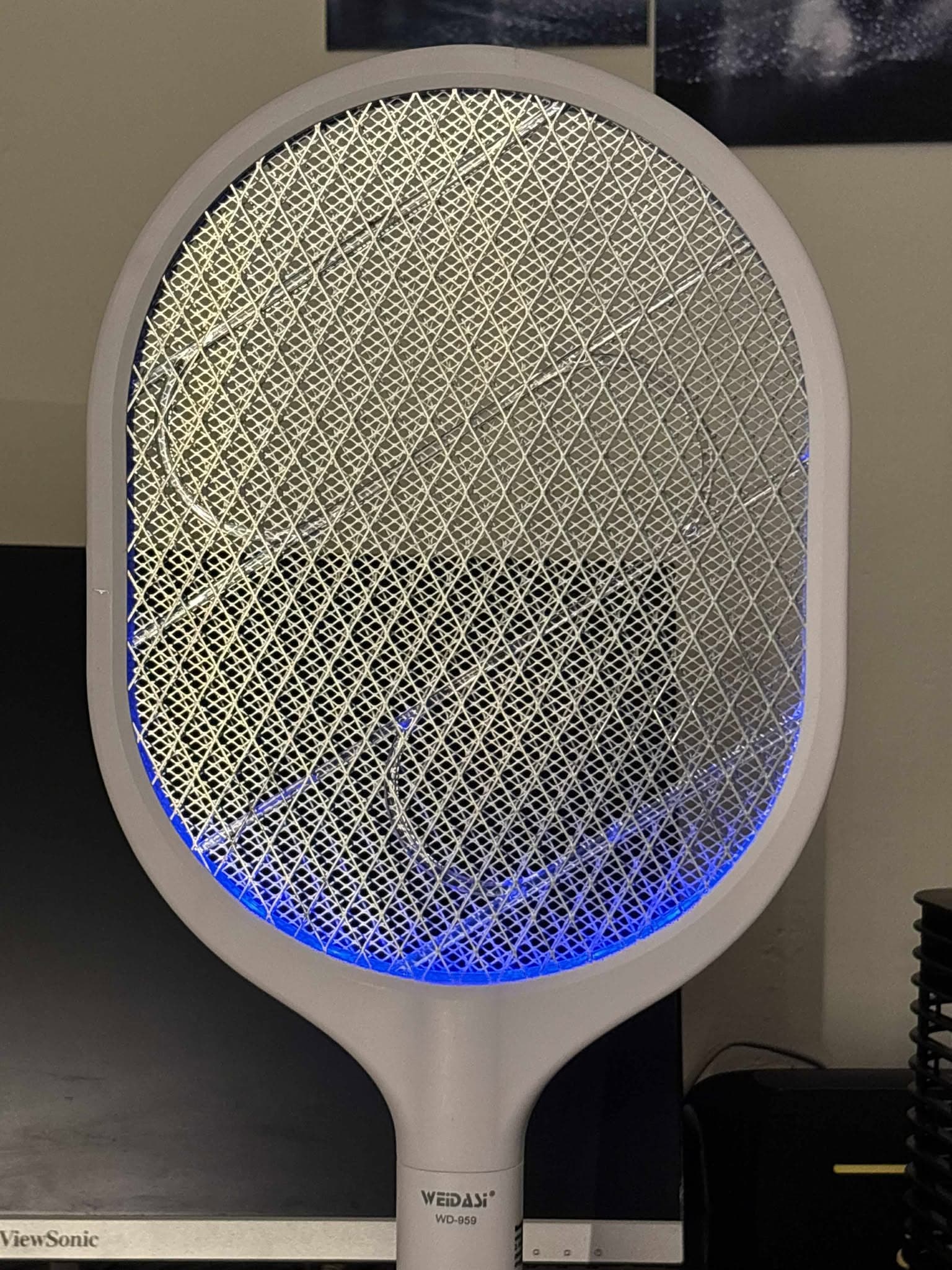 Weidasi Rechargeable Mosquito And Insect Killer Bat With Lure Light Option - WD-959 alt