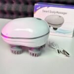 Smart Electric Scalp Massager with Red Light Therapy & Kneading Heads
