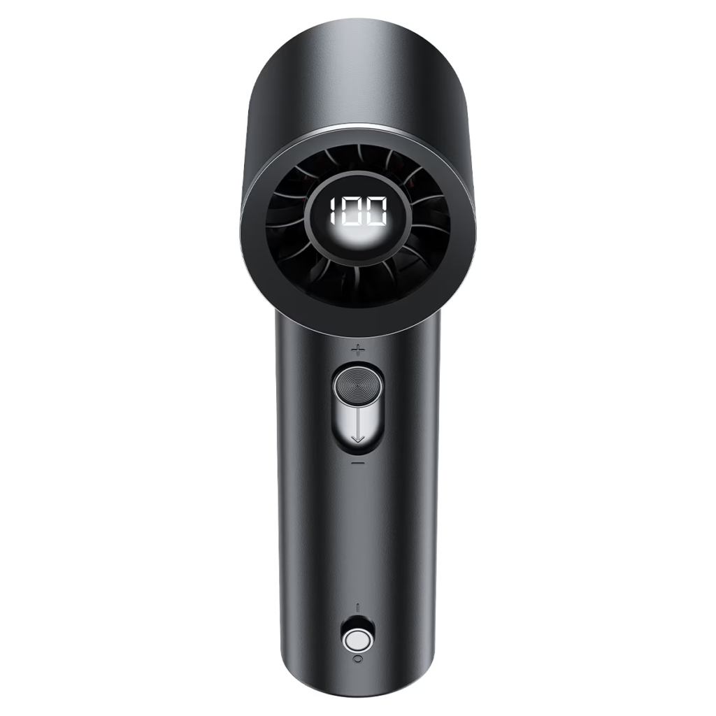 ACEFAST YF1 Mini Handheld Fan with 100-Level Stepless Speed Control & LED Display