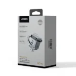 UGREEN 65826 65W GaN Fast Charger with Retractable Cable - Image 2