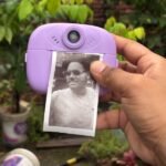 48MP Front & Rear Dual Lens Instant Print Camera with 2 Rolls Print Paper
