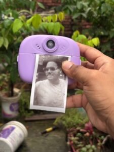 48MP Front & Rear Dual Lens Instant Print Camera with 2 Rolls Print Paper