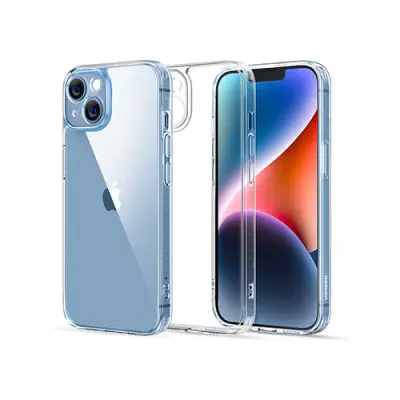 90938-2-400x400-2.webp UGREEN 90939 LP618 Classy Clear Enhanced Shockproof Protective Case for iPhone 14 Plus - Image 1