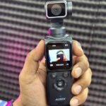 Ausek AT-M105 4K Pocket Gimbal Camera with Stabilizer