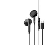 Baseus Encok Semi-In-Ear Wired Type-C Earphone (CZ17)-Cluster Black