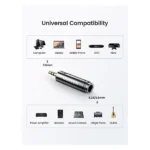 UGREEN 60711 3.5mm Male to 6.35mm Female Adapter - Image 2
