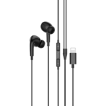 Hoco M111 Pro 8 Pin In-Ear Call Gaming Wired 1.2m Earphone-Black
