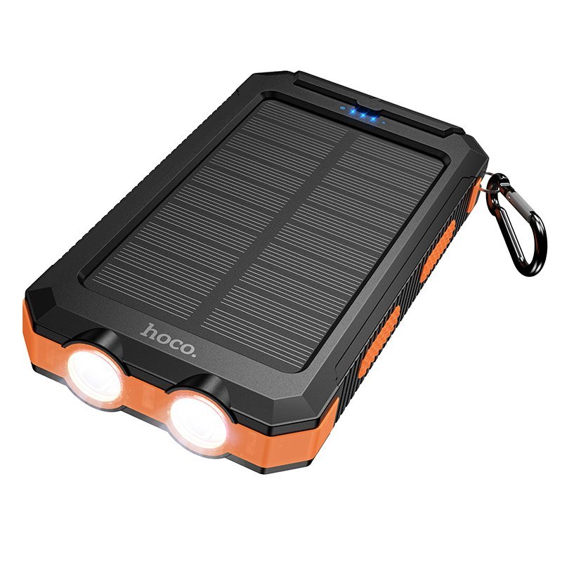 Hoco-J164-8000mAh-Solar-Power-Bank-4.jpg Hoco J164 Dual-Light Solar Power Bank Price in BD - Image 1