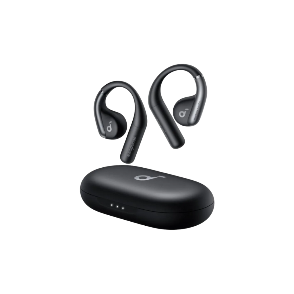 Anker Soundcore AeroFit 2 Open-Ear Bluetooth Earbuds- Black