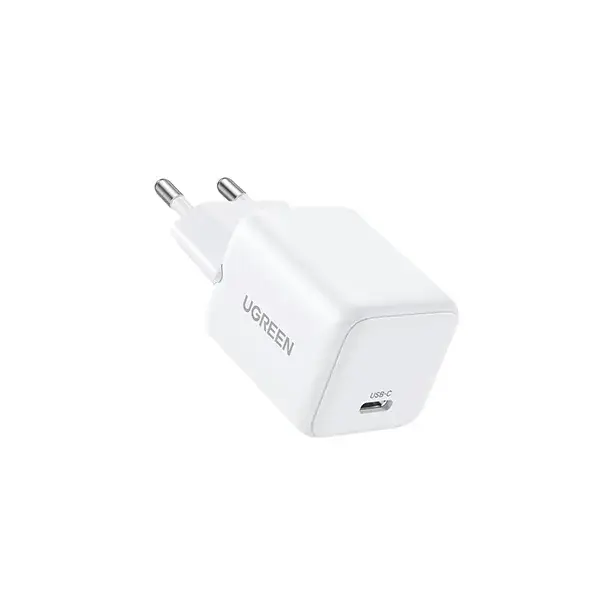 X512-55554-2-600x600-1.webp UGREEN 55554 20W USB-C GaN Fast Charger EU White - Image 1