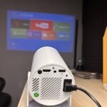 HY300 Smart Projector with Android TV 11.0, 5G WiFi & Bluetooth