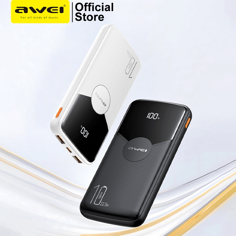 ad19742f27c82980b0fd9920efe2f276.png Awei P63K 10000mAh Power Bank Price in BD - Image 1