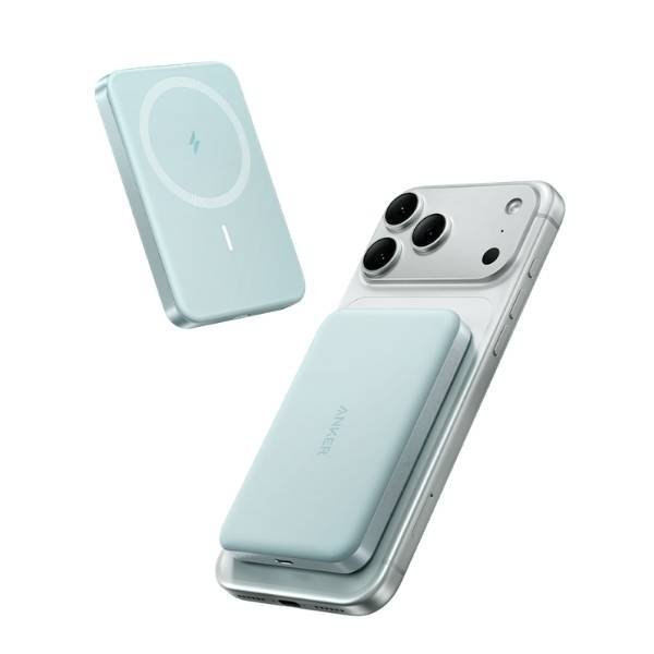 anker-a1664-maggo-7-5w-10000mah-slim-magnetic-wireless-power-bank-green.jpg Anker A1664 MagGo 7.5W 10000mAh Slim Magnetic Wireless Power Bank Price in BD - Image 1