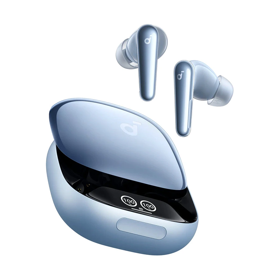 anker-soundcore-liberty-4-pro-glossy-light-blue-11765800992.webp Anker Soundcore Liberty 4 Pro ANC Earbuds- Blue - Image 1