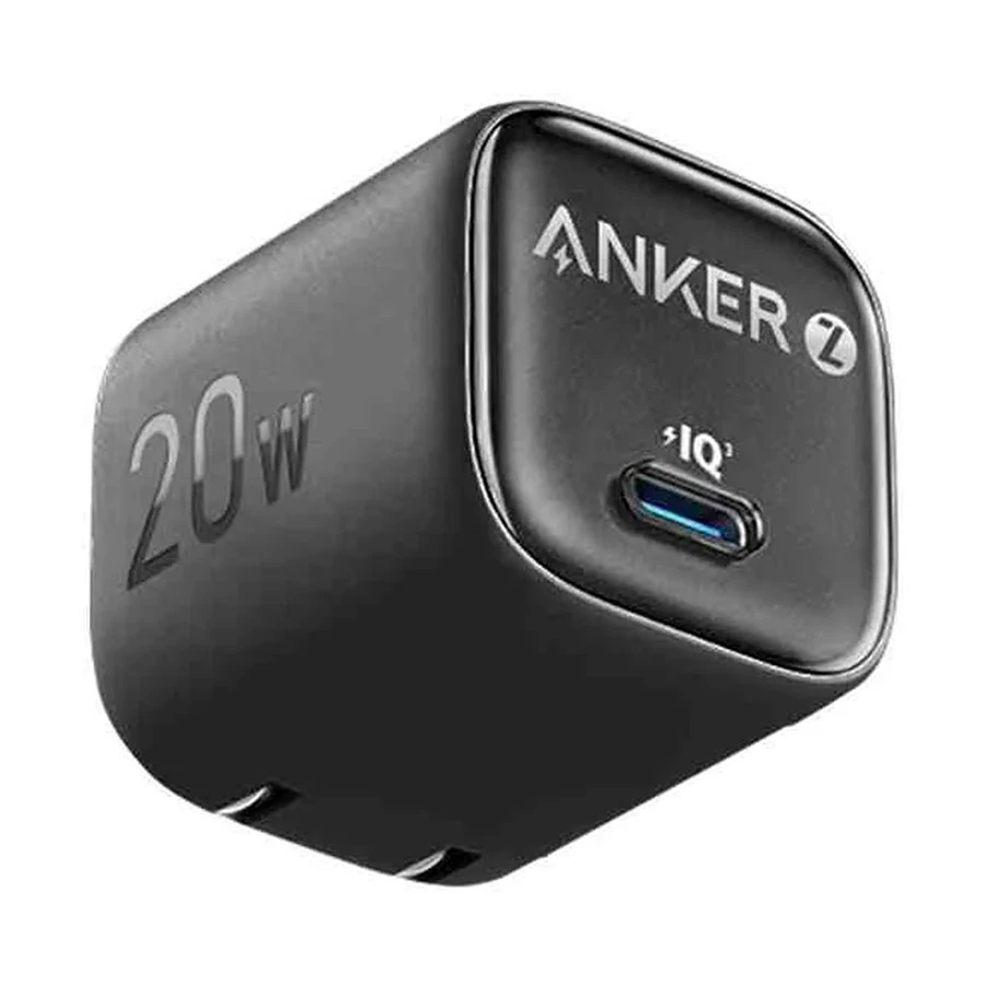 anker-zolo-20w-pdiq-usb-c-black-charger-11745759127.webp Anker Zolo 20W PD 3.0 Charger- Black - Image 1