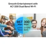 TP-Link Archer C6U AC1200 Dual-Band Gigabit WiFi Router - Image 4