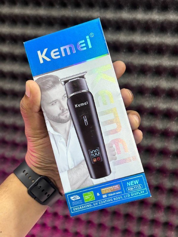 b266c268-01ab-4ed7-bf2a-898d30bf7634.jpg Kemei KM-1113 Hair Clipper and Beard Trimmer for Men - Image 1