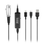BOYA BY-BCA7 Pro XLR to Lightning & USB-A & Type-C Connectors Microphone Cable Price in BD