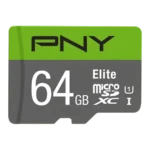 PNY Elite 64GB Class-10 UHS-I Micro SD Memory Card With SD Adapter