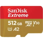 SanDisk Extreme 512GB 190MB/s microSDXC UHS-I Memory Card Price in BD