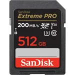 SanDisk Extreme PRO 512 GB SDHC And SDXC UHS-I Memory Card