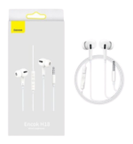 Baseus Encok H18 3.5mm Wired Earphone - White - Image 3
