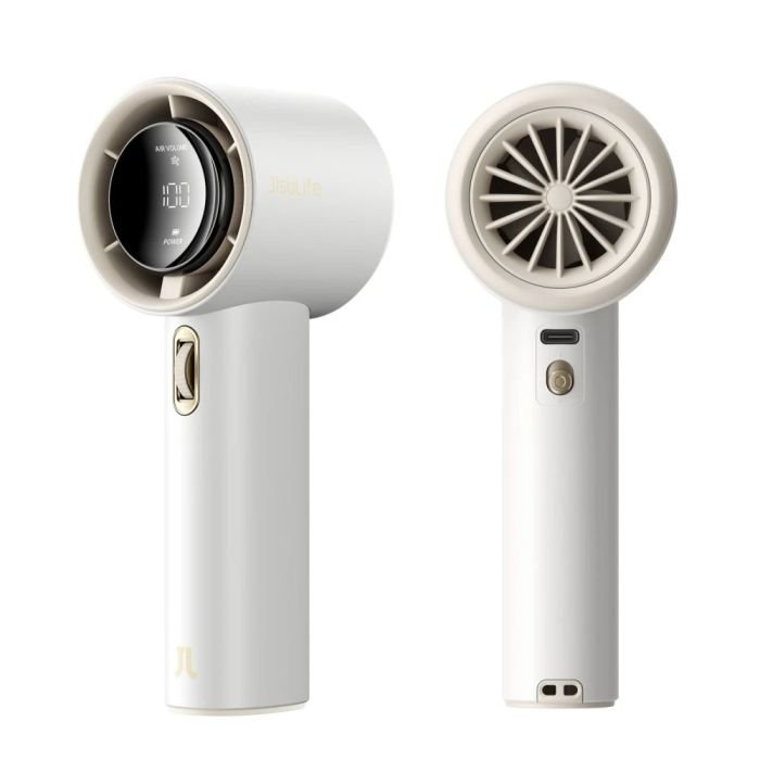 jisulife-39.jpg JisuLife Handheld Fan Pro1 - 3600mAh - White - Image 1