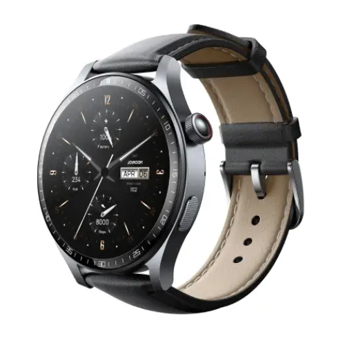 jr-fc2-pro-space-grey-500x500-1.webp Joyroom JR-FC2 Pro Classic Series 1.32-Inch HD Bluetooth Calling Smart Watch - Image 1