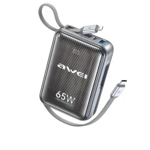 mh818-01-500x500-1.webp Awei MH818 20000mAh 65W Fast Charging Power Bank Price in BD - Image 1