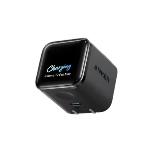 nano-45w-black-500x500-1.webp Anker Nano 45W Smart Display GaN Fast Charger (Global) - Black - Image 1