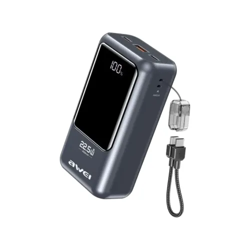 pa-100-01-500x500-1.webp Awei PA-100 20000mAh 22.5W Portable Fast Charging Power Bank Price in BD - Image 1