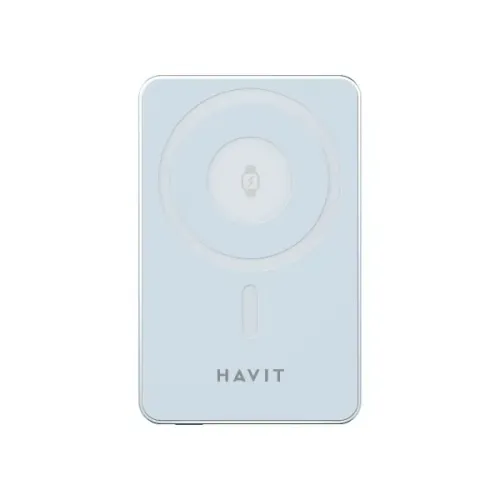 pb5219-blue-01-500x500-1.webp Havit PB5219 10000mah 15w Magnetic Wireless Power Bank Price in BD - Image 1