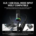 MAONO PD100X RGB USB/XLR Dynamic Microphone - Image 2