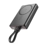 Joyroom JR-PBM01 20W Magnetic Wireless 10000mAh Power Bank with Built-in Cable & Kickstand - Image 2