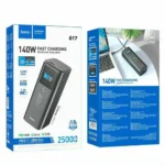 HOCO Q17 Electric PD140W 25000mAh Power Bank with TFT Smart Color Display - Image 2