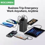 Rocoren 50000mAh 22.5W Fast Charging Power Bank with 6 Ports & Flashlight - Image 3