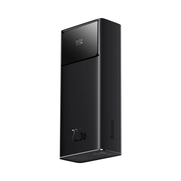 product_1764078541_6925b3cd8b214.webp Baseus Star-Lord 22.5W 30000mAh Fast Charging Power Bank – Matte Black Edition - Image 1