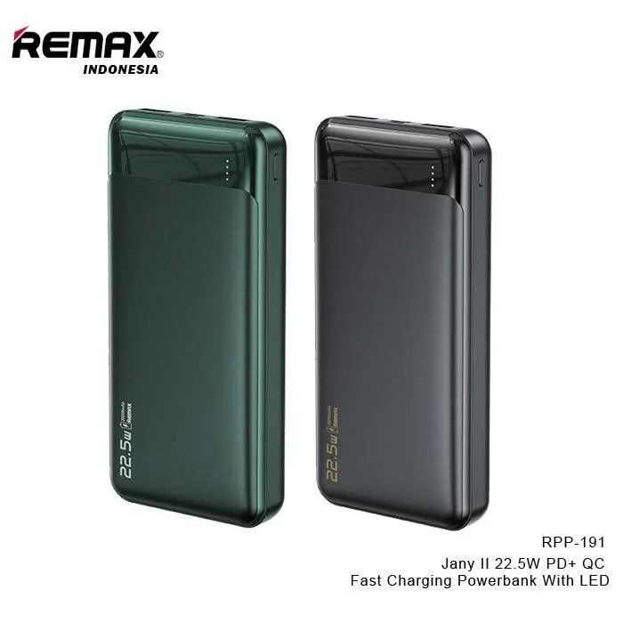 product_1764143465_6926b1691f7fd.webp Remax RPP-191 22.5W Fast Charging 20000mAh Power Bank – Multi-Protocol Edition - Image 1