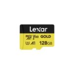 Lexar Professional Gold 128GB microSDXC A1 UHS-II Memory Card (LMSGOLD128G)