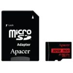Apacer R100 MicroSDHC/SDXC UHS-I U1 V10 A1 32GB Memory Card with Adapter (AP32GMCSH10U6-R)