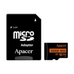 Apacer R100 MicroSDXC UHS-I U3 V30 A2 512GB Class-10 Memory Card with Adapter (AP512GMCSX10U8-R)