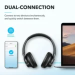 Anker Soundcore Q20i Hybrid ANC Headphones- Black - Image 5