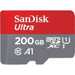 SanDisk Ultra 200GB 100Mbps Micro SD UHS-I Card (SDSQUAR-200G-GN6MN)