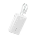 Anker Zolo 20000mAh 45W Power Bank with Built-in USB-C Cables- White
